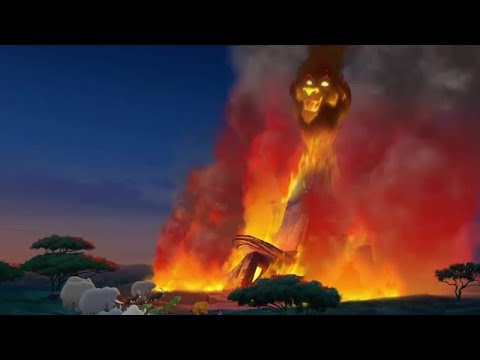 Lion Guard- Scar burns Pride Rock