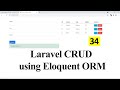 CRUD Using Eloquent ORM In Laravel Hindi
