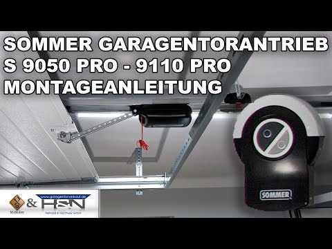 Sommer Garagentorantrieb S 9050 pro bis 9110 Pro + Montageanleitung