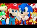 Crazy Mario Bros Mario VS Sonic