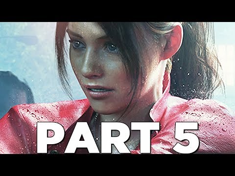 RESIDENT EVIL 2 REMAKE Walkthrough Gameplay Part 5 - HEART KEY (RE2 CLAIRE)