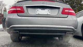 2011 Mercedes-Benz E550 Cold Start