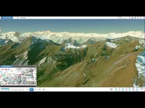 Flight from Bad Ragaz (LSZE) to Schupfart (LSZI) through the Swiss Alps, replayed with CloudAhoy