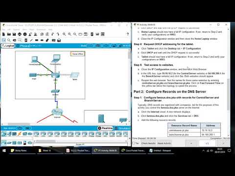 10.2.2.7 - Packet Tracer DNS and DHCP #ProdiTIUMB