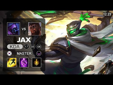 Jax vs K'Sante Top - KR Master - Patch 12.23 Season 12