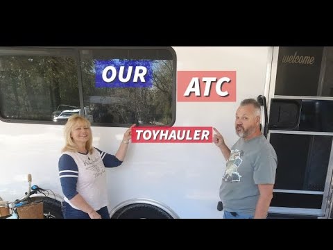 2018 ATC 28FB TOYHAULER WITH OPTIONS, ALL ALUMINUM RV