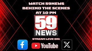 #LIVE: Watch 59News behind the scenes with Rivers Upchurch, Kaleigh Fourie, and Joe Fitzwater