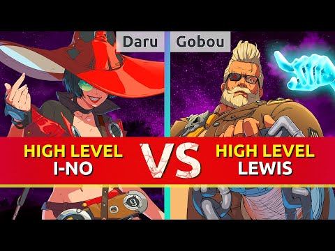 GGST ▰ Daru (I-No) vs Gobou (Goldlewis). Guilty Gear Strive High Level Gameplay
