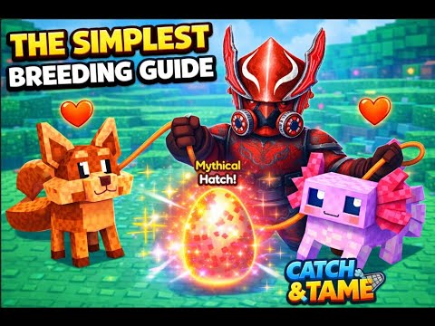 The Simplest Breeding Guide in Catch & Tame #catchandtame #roblox #giveaway