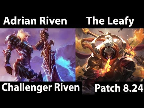 [ Adrian Riven ] Riven vs Jax [ The Leafy ] Top  - Educational matchups Today
