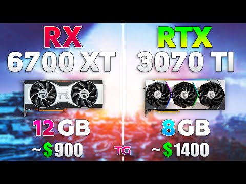RTX 3070 Ti vs RX 6700 XT - Test in 10 Games