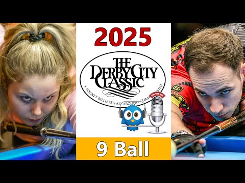Joshua Filler vs Kristina Tkach - 9 Ball - 2025 Derby City Classic rd 3