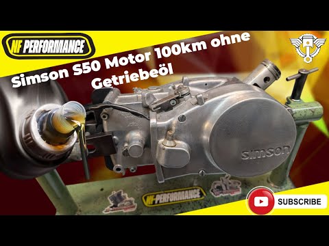 Simson S50 M53 engine 100km without gear oil / How much damage is there?