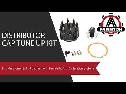 Distributor Cap Tune Up Kit - Fits Mercruiser GM V8 Engines with Thunderbolt IV & V Ignition Systems