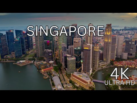 SINGAPORE 4K Video Ultra HD Video With Relaxing Piano Music - Explore The World