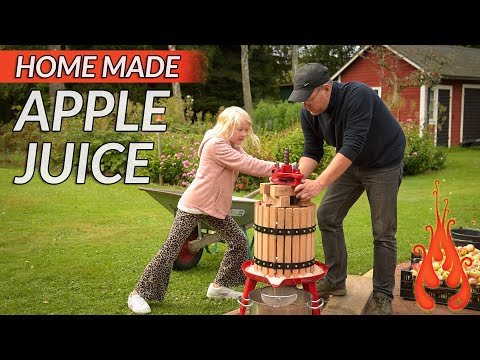 Home made apple juice