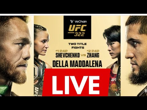 UFC 322: Della Maddalena vs Islam Makhachev  | LIVE STREAM / Live Coverage