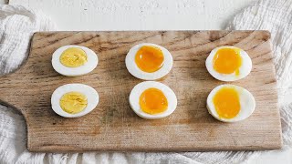 How to Make Perfect Boiled Eggs » Soft Boiled, Medium Boiled, and Hard Boiled Eggs