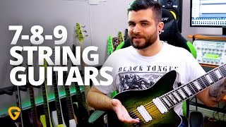 7-String, 8-String, & 9-String Guitars 101 - Extended Range Guitar Lesson