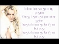 Britney Spears - Inside Out Lyrics Video 