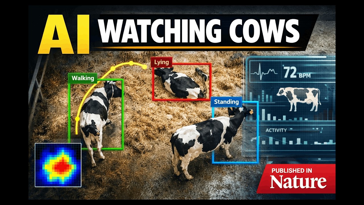 AI Digital Twin for Dairy Cows | Real-Time Behaviour Detection (Nature Research)