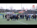 Erehaag op voetbalveld Alphia voor overleden Hans van Oostrum