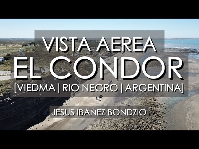 Vista Aerea Balneario El Condor, Rio Negro, Argentina 😎