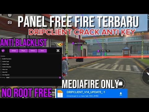 ‼️PANEL FREE FIRE TERBARU‼️DRIPCLIENT CRACK NO KEY ANTI BAN/BLACKLIST SUPPORT ALL DEVICE GRATIS🥶