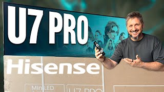 HISENSE U7 Pro: chegou a TV concorrente da TCL C7K / unboxing e impressões