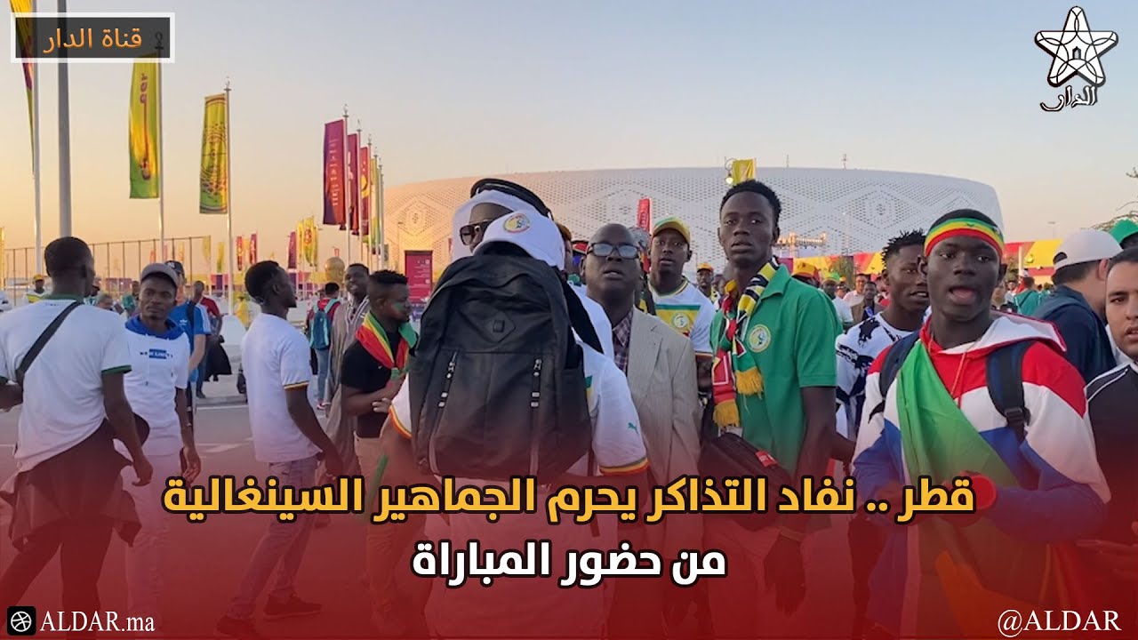 قطر .. نفاد التذاكر يحرم الجماهير السينغالية من حضور المباراة