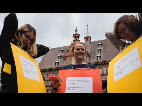 150 Jahre Reclams Universal-Bibliothek: Flashmob in Tübingen