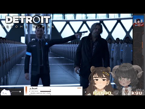 【 detroit: become human pt. 4 w/ @akiajimargo  (finale!!!) 】 the old man yaoi comes to an end....