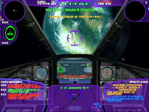 Playthrough of TIE Fighter Total Conversion Battle 4 Mission 5 - Rebel Arms Deal