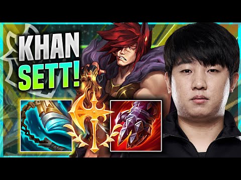 WHEN KHAN PLAYS SETT TOP! - DWG Khan Plays Sett TOP vs Akali! | Season 11
