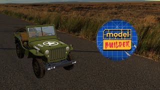 Building a Jeep Willys Diorama | Model Builder Gameplay Timelapse