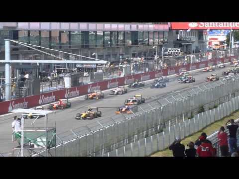 GP2 2013 Nürburgring Rennen 1 Start