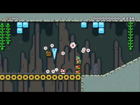 Ice Cavern by Lockmaster - Super Mario Maker 2 - No Commentary 1bu