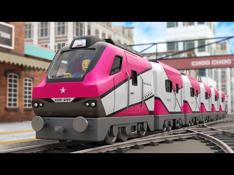 🚦Lego Police Thief Cartoon choo choo train | Episode 11