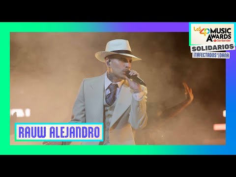 RAUW ALEJANDRO - Pasaporte + Déjame entrar + Santa | En directo en LOS40 Music Awards 2024