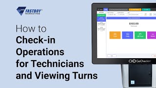 How to Check-in Operations for Technicians and Viewing Turns