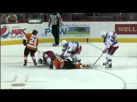 Claude Giroux unbelievable blind backhand pass