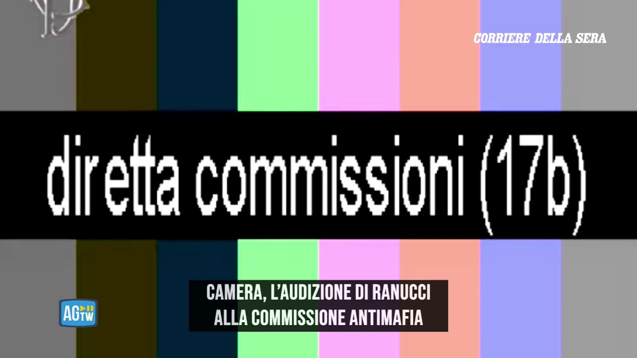 Audizione di Ranucci alla Camera