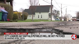 Hot patching potholes, paving to begin as early as next week in Buffalo