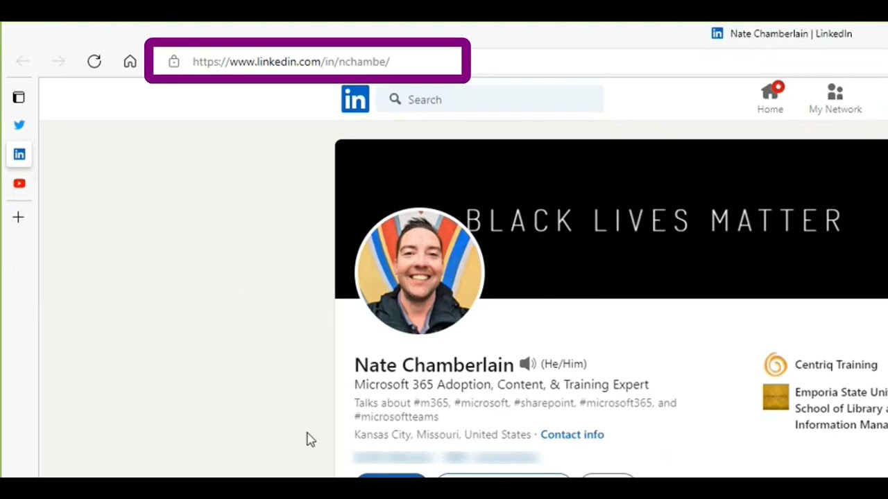 How to find and copy your LinkedIn profile link - YouTube
