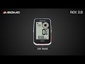 Sigma ROX 2.0 GPS dviračio kompiuteris, Baltas