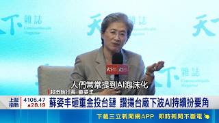搶先黃仁勳來台! 蘇姿丰參與論壇分享AI應用 蘇姿丰押注台灣AI供應鏈 砸3000億擴大投資台｜記者 方昱翔 張庭翔 華紹平｜台灣要聞20260522｜三立iNEWS