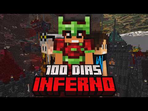SOBREVIVI 100 DIAS NO NETHER NO MINECRAFT - O FILME