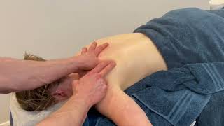 Back and shoulder massage techniques