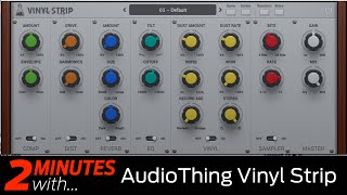 Video thumbnail for AudioThing Vinyl Strip VST/AU plugin in action by Computer Music