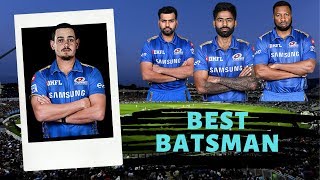 Mumbai Indians Best Successful Batsman In IPL 2019 | Sports Wiki